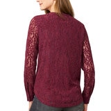 Cable and Gauge Blusa para Dama Rojo Extra Chica