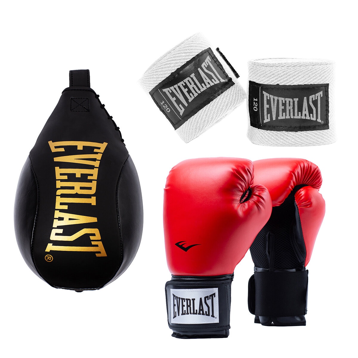 Everlast Kit Pro Style 3 Rojo 12 oz