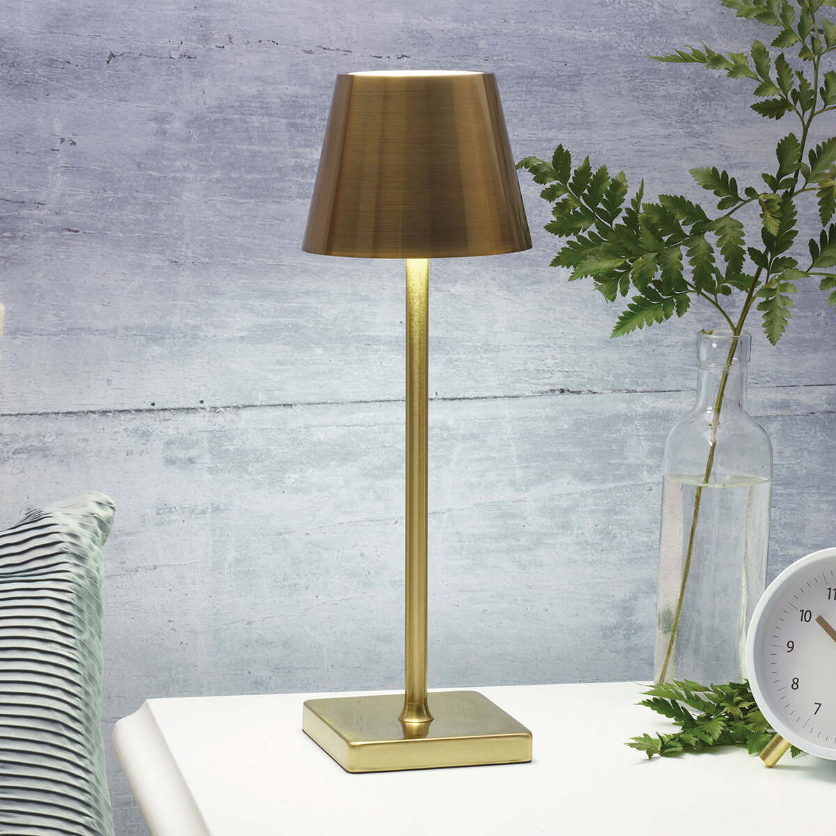 Mikasa Home Accents Juego de Lámparas Led con Control Tactil 2 piezas Dorado
