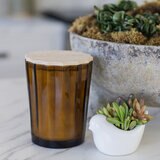 Sand + Fog Vela Aromática de Cera de Soya 1 pieza, Tabaco y Teca