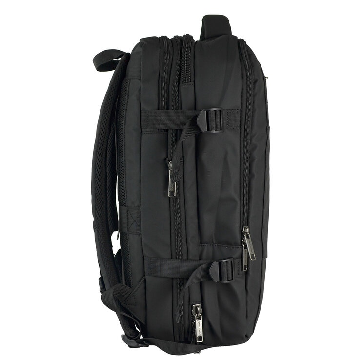 Perfect Choice Mochila Expandible para Viaje Defensi Negro