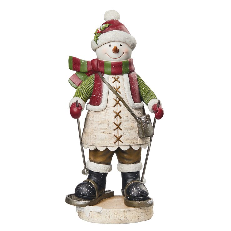 Muñecos de Nieve Rústicos 2 Piezas | Costco México