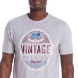 Weatherproof Vintage Playera para Caballero Gris Mediana
