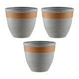 B&C LLC, Paquete de 3 Macetas Redondas