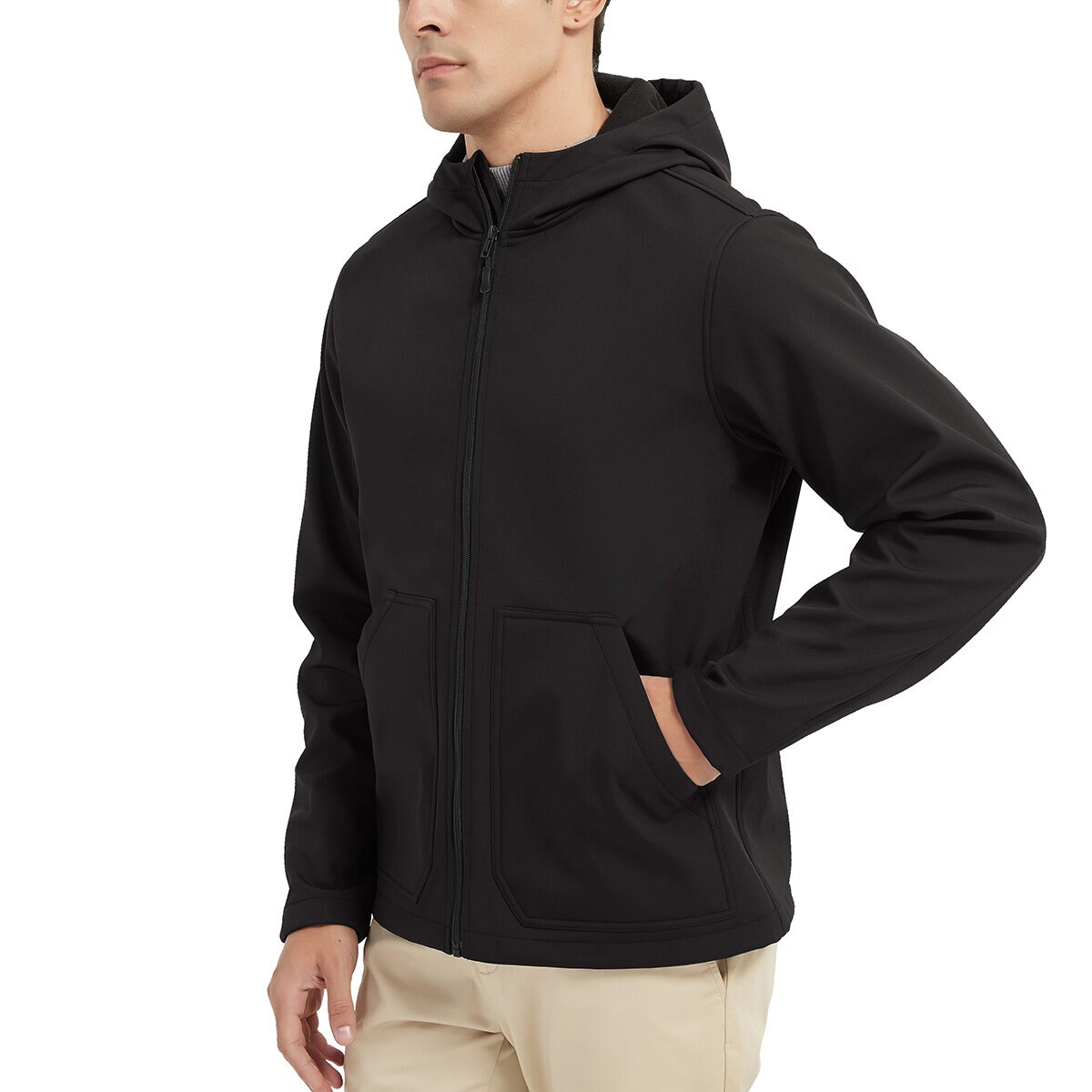 Hawke & Co Chamarra Softshell para Caballero Negro Extra Grande