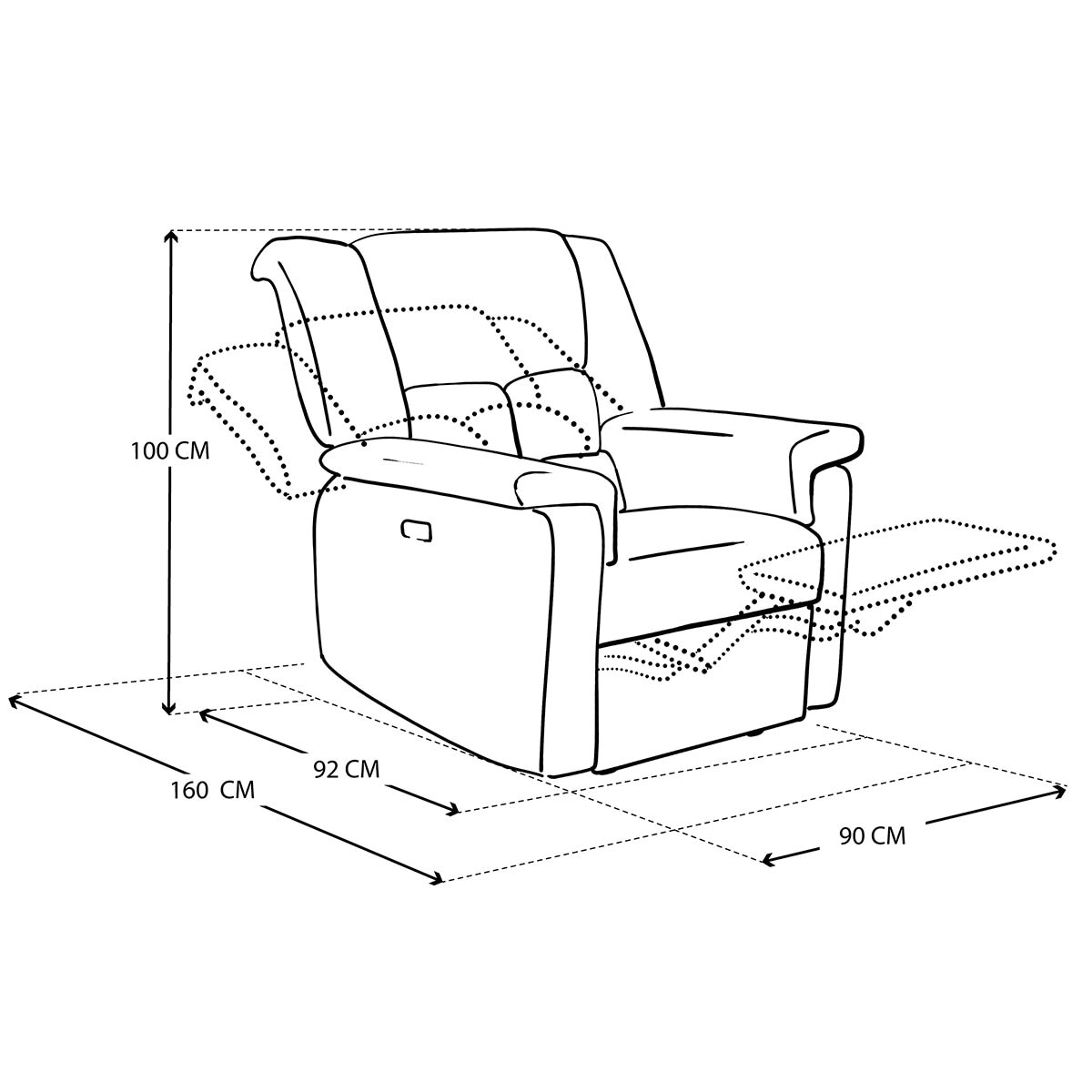 Violanti, Reclinable Eléctrico
