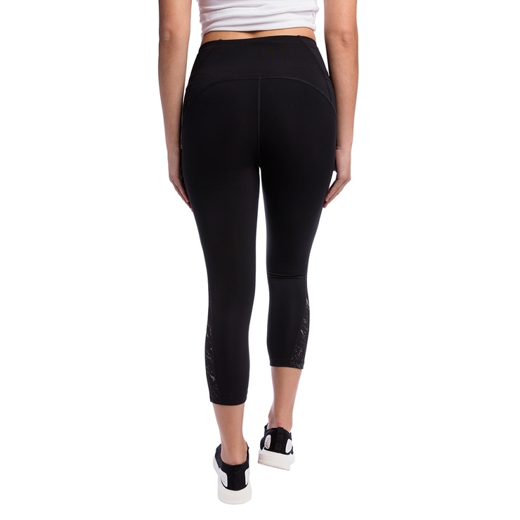 Kirkland Signature, leggings para dama con detalle reflectivo, negro