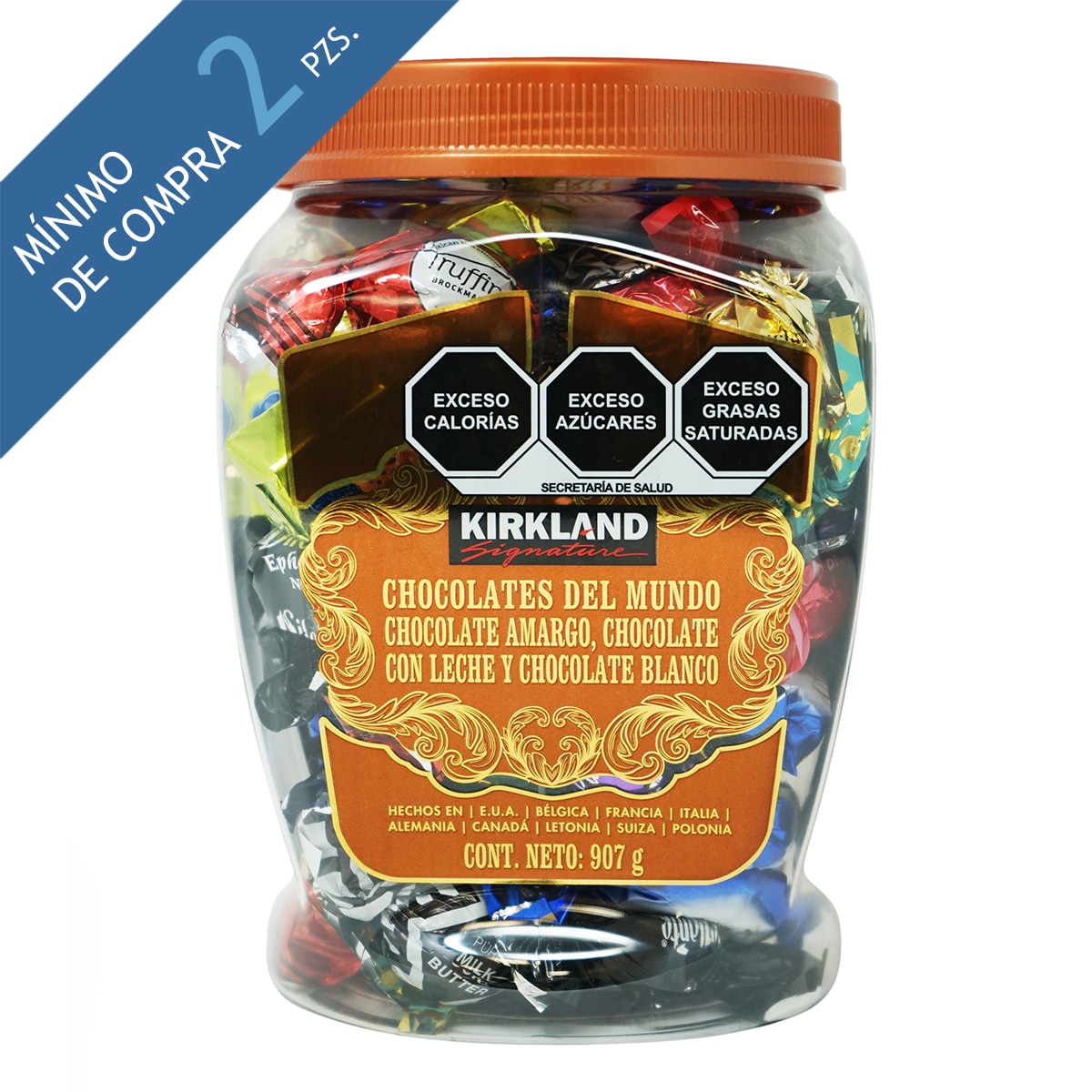 Chocolates del Mundo Kirkland Signature 907g Costco México