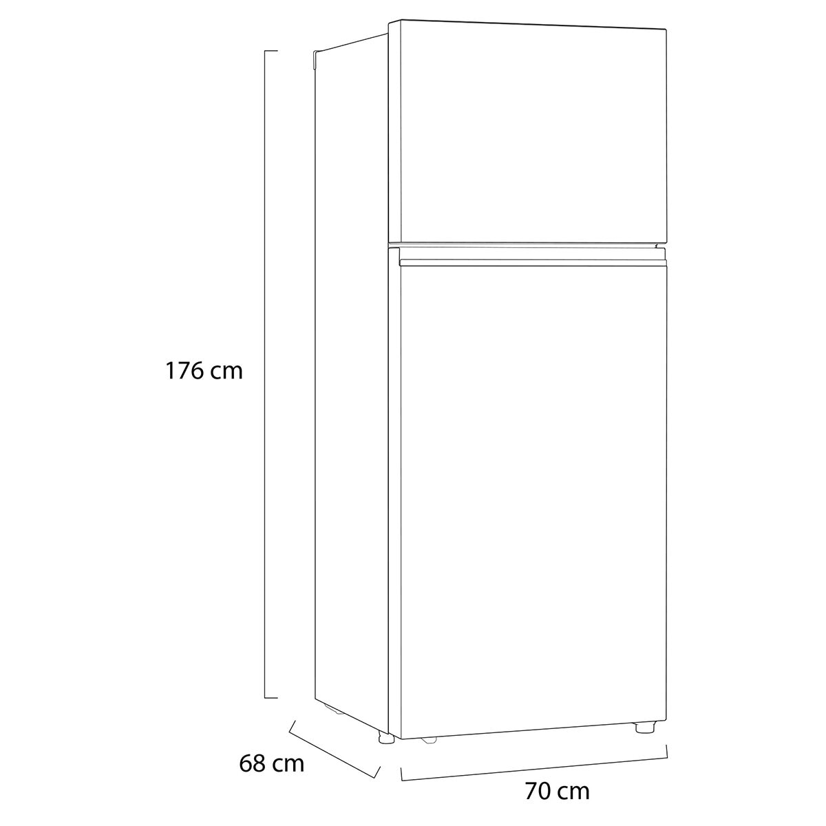 LG Refrigerador 14' Top Mount