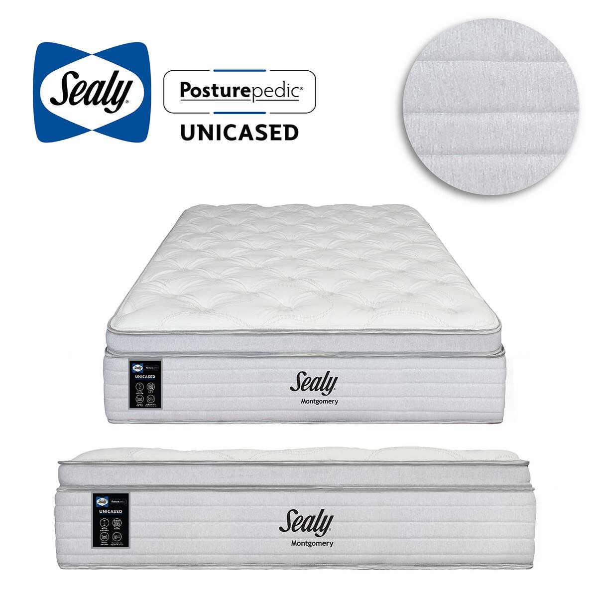 Sealy, Montgomery, Colchón Queen Size
