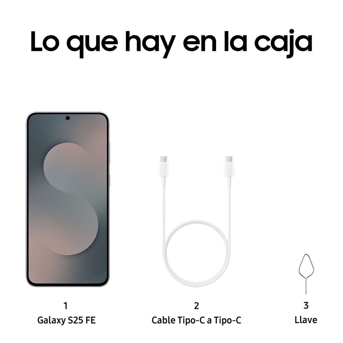 Samsung Galaxy S25 FE 128GB Negro Azabache