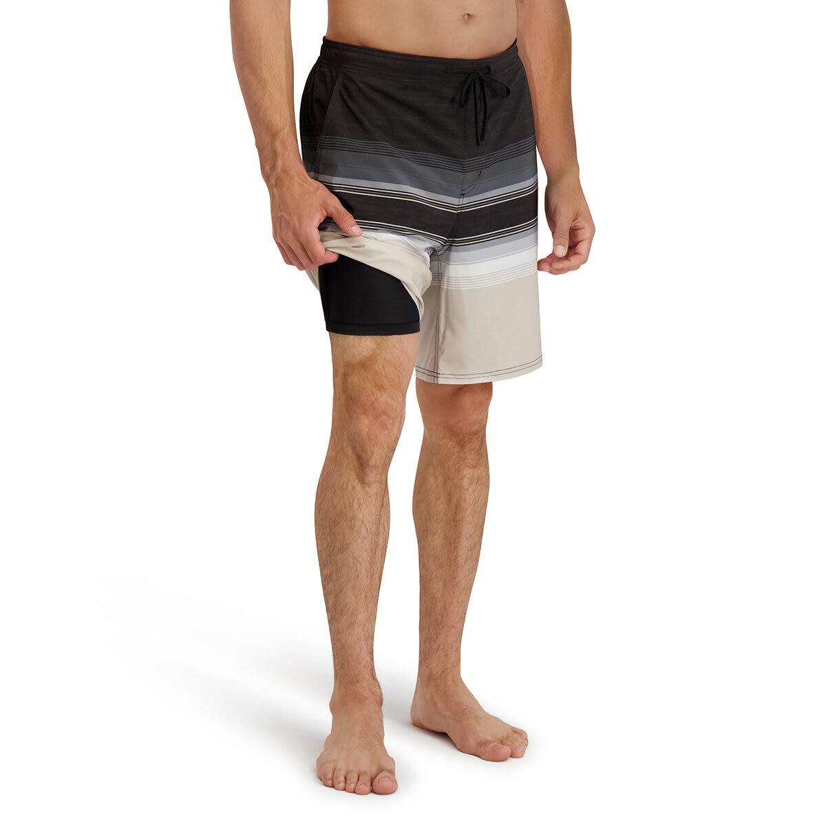 Kirkland Signature Traje de Baño para Caballero Gris Grande Kirkland Signature Traje de Baño para Caballero Gris Grande