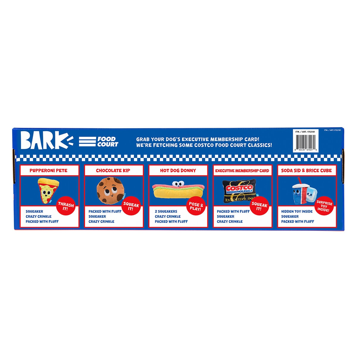 Bark Juguetes para Perro 6 pzas