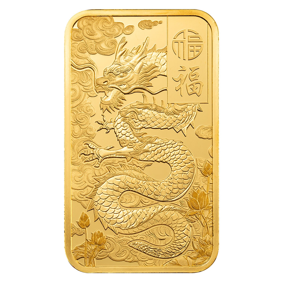 Lingote de Oro 1 oz PAMP, Dragón Buena Suerte