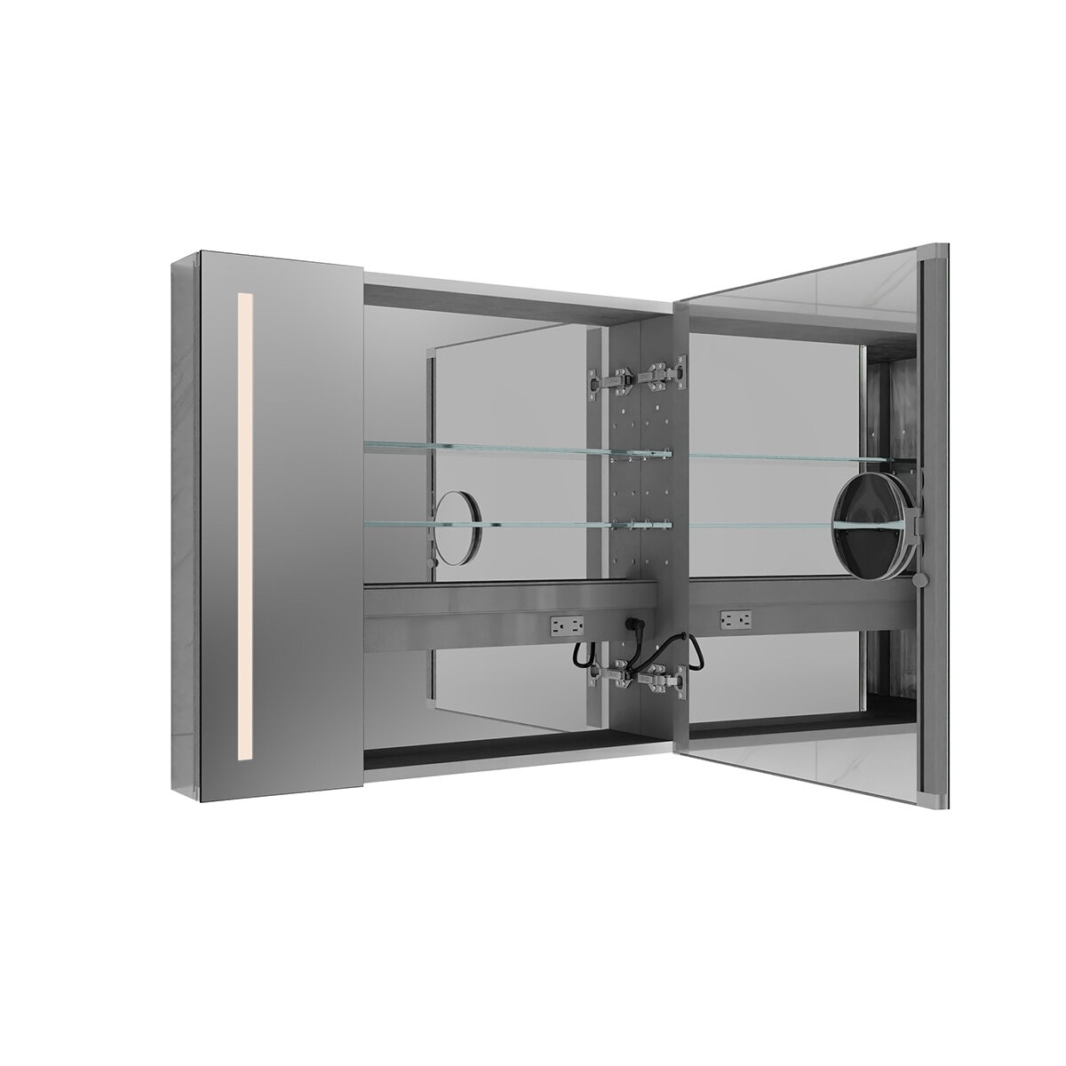 Moorefield, Gabinete de Medicinas con Espejo LED, Modelo Luna
