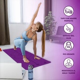 Mist Jewel Tapete para Yoga Morado