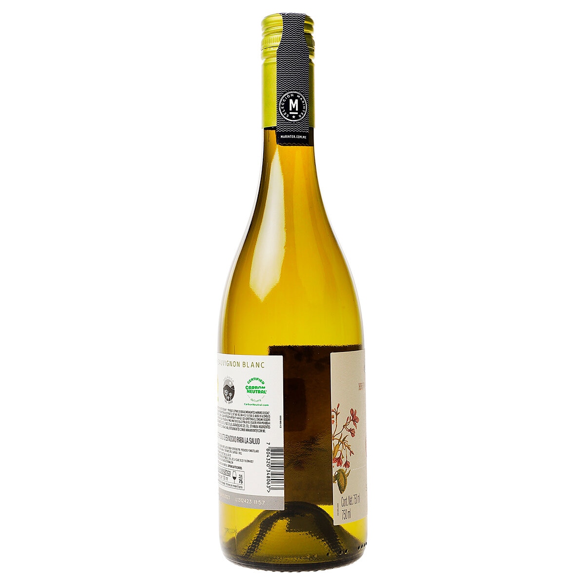 Vino Blanco Cono Sur Orgánico Sauvignon Blanc 750 ml