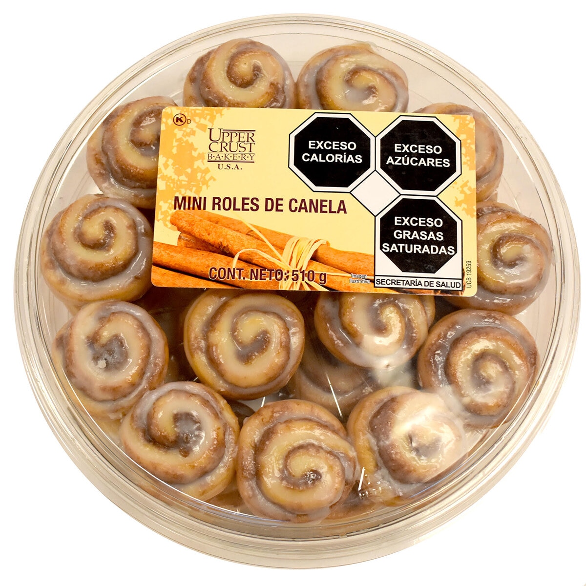Upper Crust Bakery Mini Roles de Canela 510 gr