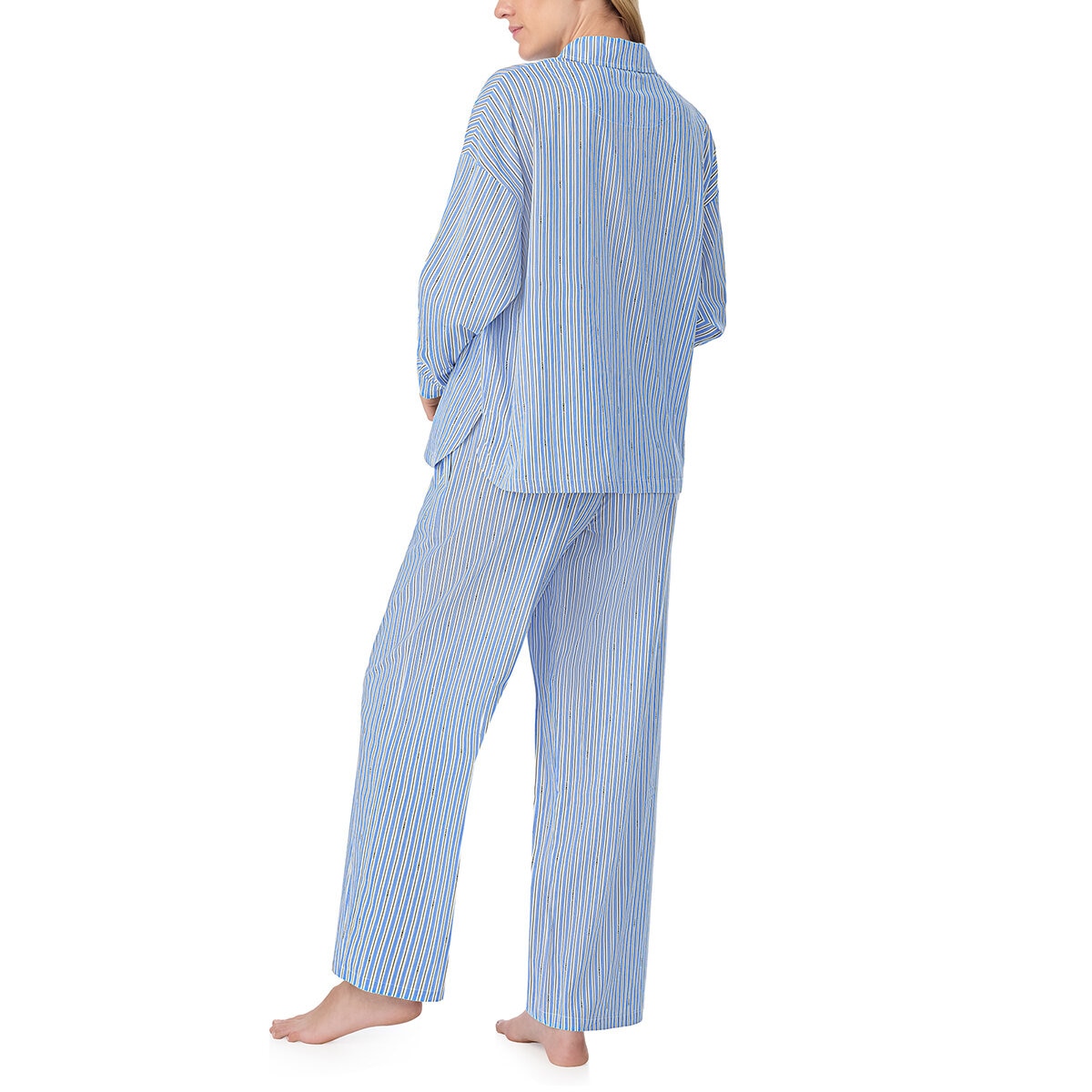 DKNY Pijama para Dama Azul Mediana