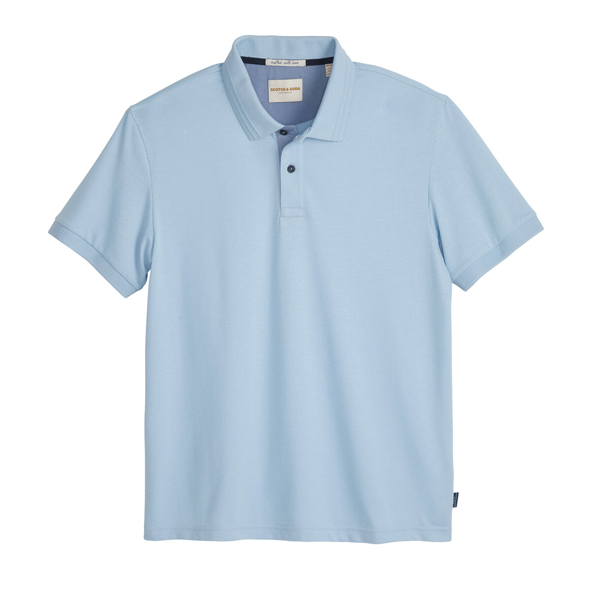 Scotch & Soda Polo para Caballero Azul Extra Grande