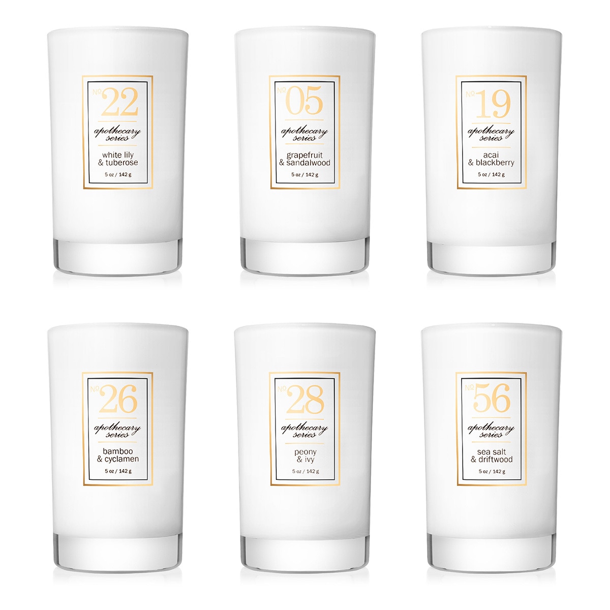 Bellevue Luxury Candle , Juego de Velas de Lujo con Aceites Esenciales