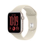 Apple Watch SE 3 (GPS) 44mm Aluminio Blanco Estelar + Correa Deportiva Arena - Talla M/L Apple Watch SE 3 (GPS) 44mm Aluminio Blanco Estelar + Correa Deportiva Arena - Talla M/L