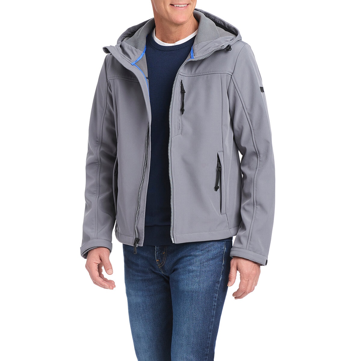 Vince Camuto Chamarra para Caballero Gris Mediana