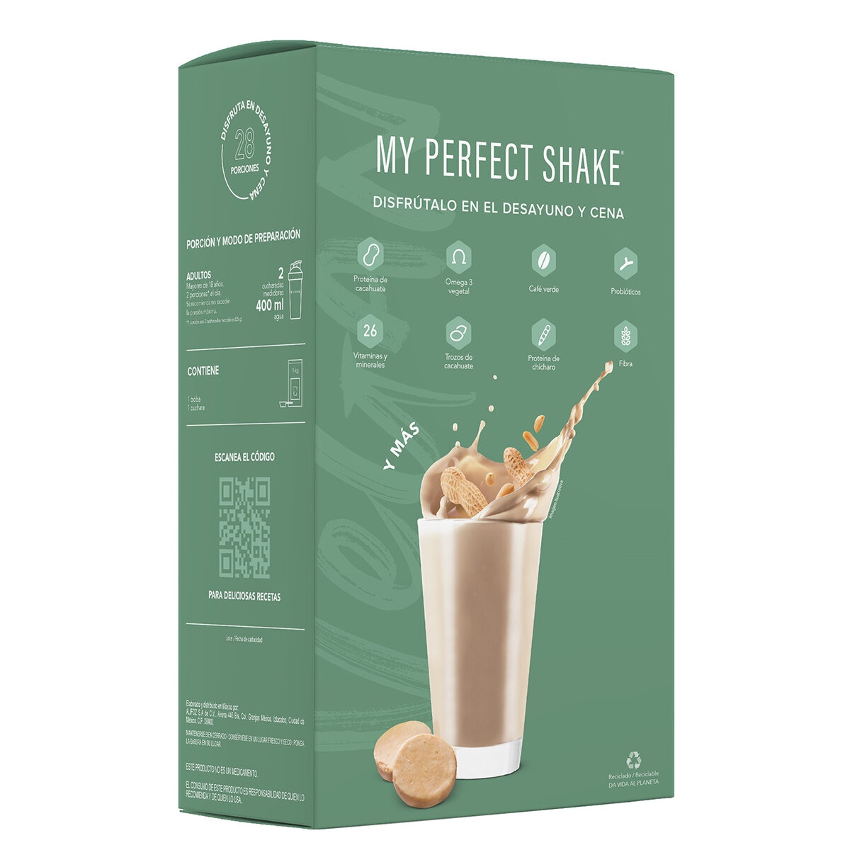 My Perfect Shake Bebida en Polvo Vegana 2kg