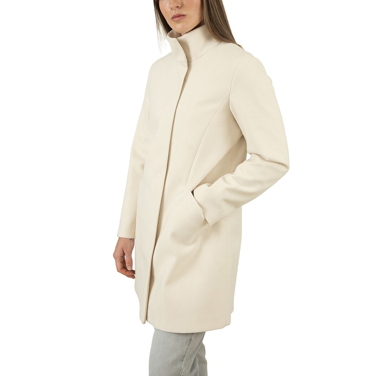 Nine West Abrigo para Dama Crema Grande Nine West Abrigo para Dama Crema Grande