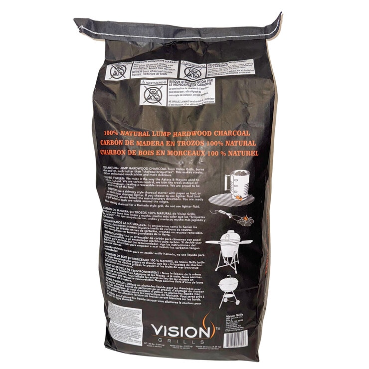 Vision Grills Carbón de Mesquite bolsa de 9 kg