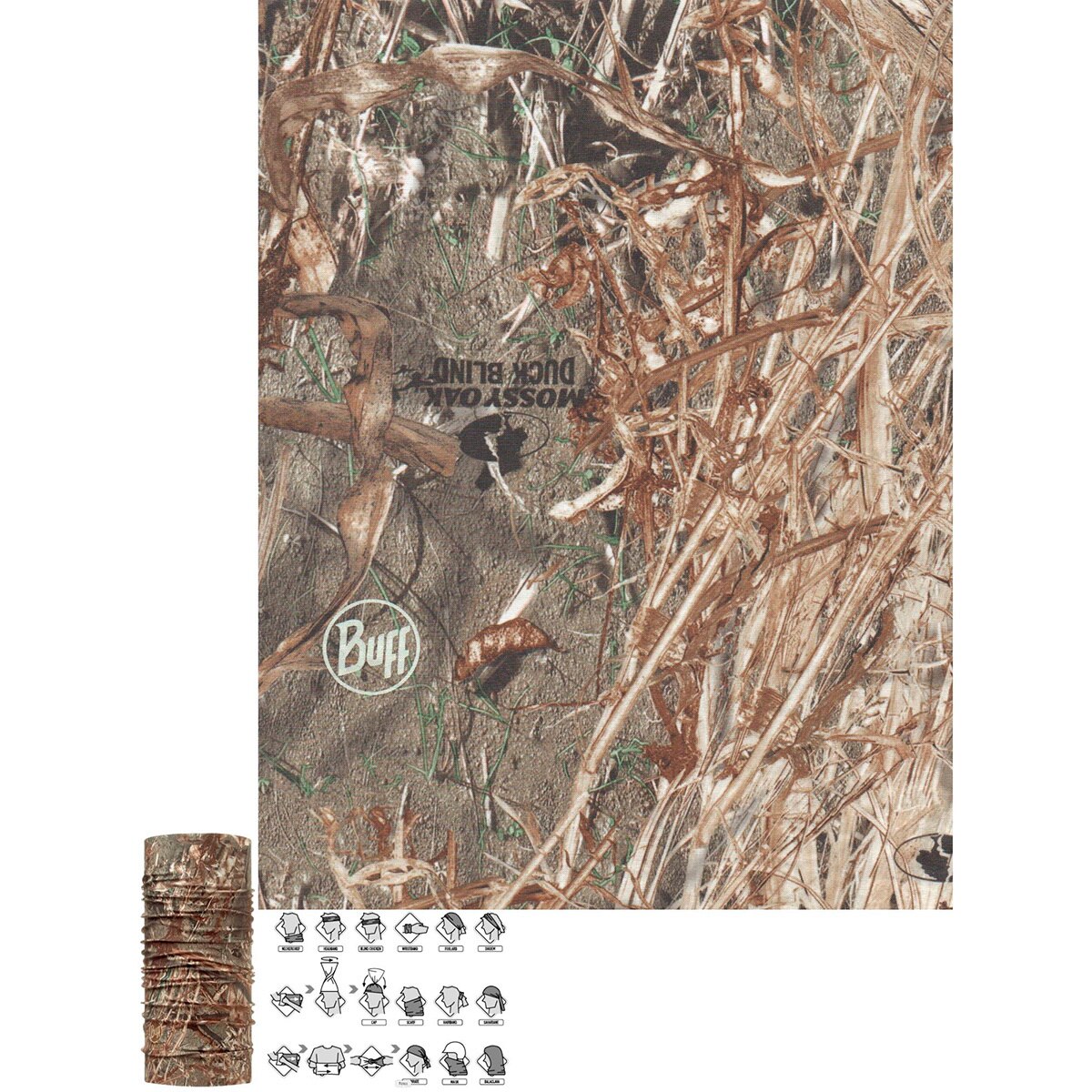 Buff, Accesosorio Multifuncional con Protección UV, Unisex, Modelo Blind