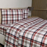 Flannel From Portugal, Juego de Sábanas de Franela, Tamaño Matrimonial 4 Piezas, Varios Modelos