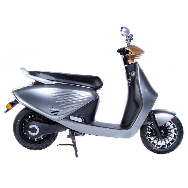OMO Motocicleta Eléctrica Athena X7 Pro Plateado