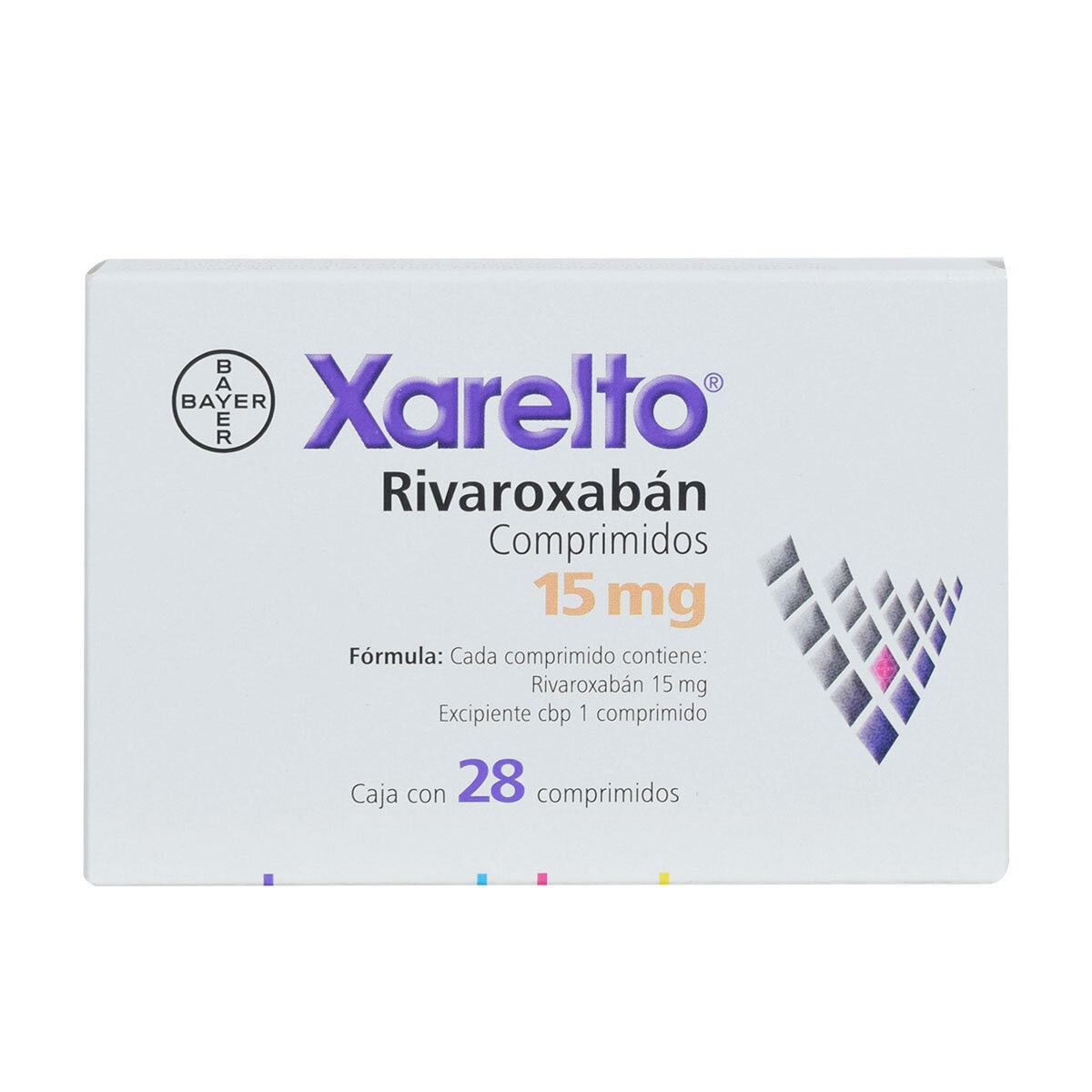 Xarelto 15mg 28 Comprimidos 