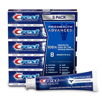 Crest Pro Health Advanced Pasta Dental 5 pzas de 144 gr