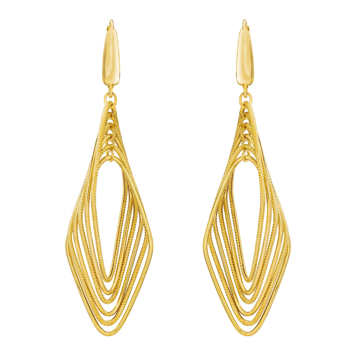 Aretes, Oro Amarillo de 14K