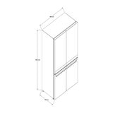 Whirlpool Refrigerador 21' French Door