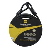 Yale, Cable de Acero con Candado 11.2x4500 mm
