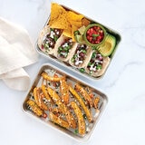 Nordic Ware Juego de 4 Charolas de Aluminio