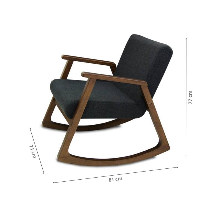 Tamarindo, Kar, Mecedora Gris Oxford