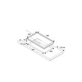 Bertazzoni Parrilla de Gas 90cm con 5 quemadores