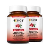 Bio B Extracto de Arándano Pacrán con D-Manosa 2 Frascos 60 cáp c/u