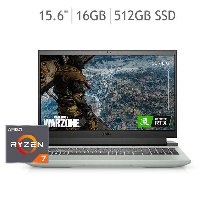 Dell Laptop Gaming NB G5 5515 15.6" AMD Ryzen™ 7 Nvidia GeForce RTX