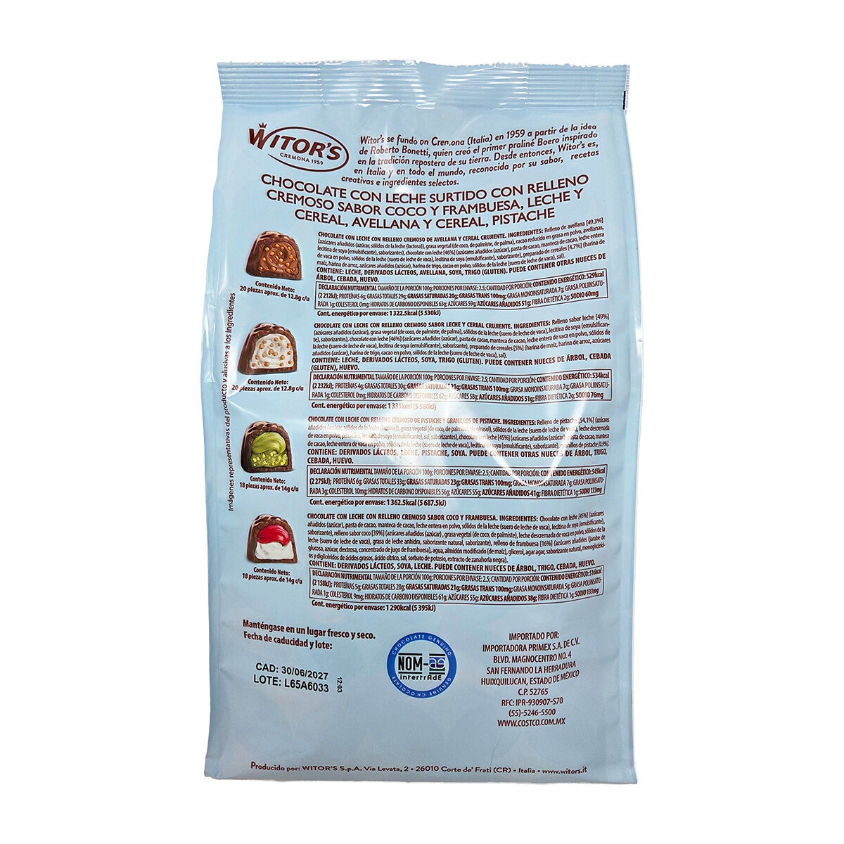 Witor's Trufas Italianas Surtidas 1 kg