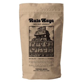 Ruta Maya Café Orgánico de Grano Entero 1 kg