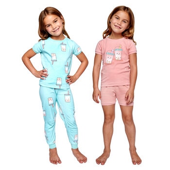 Pekkle Pijamas 4 piezas para Niños o Niñas Varias Tallas y Colores