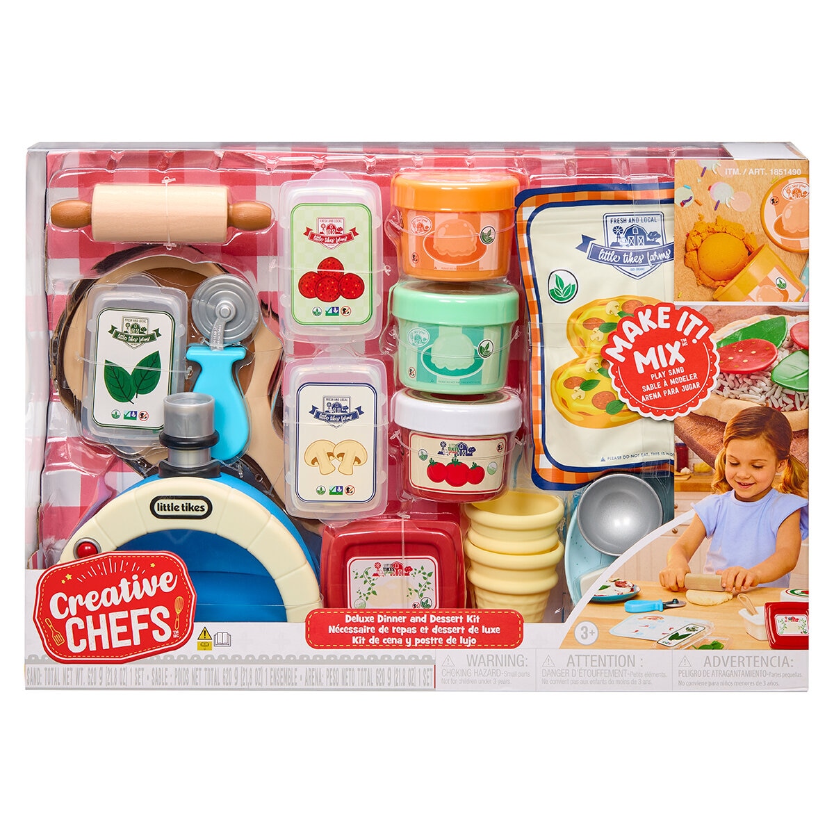 Little Tikes Set Creative Chefs, Cena y Postre