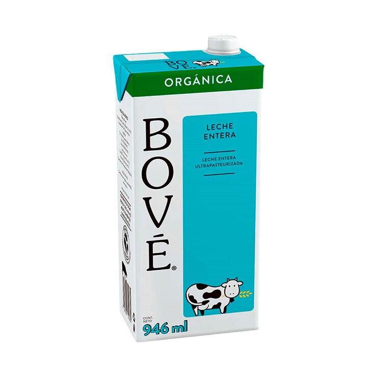 Bové Leche Entera Orgánica 6 pzas de 946 ml