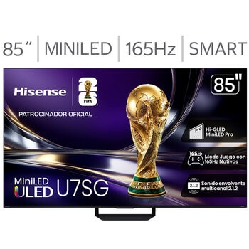 Hisense Pantalla 85" Miniled 4K Google TV