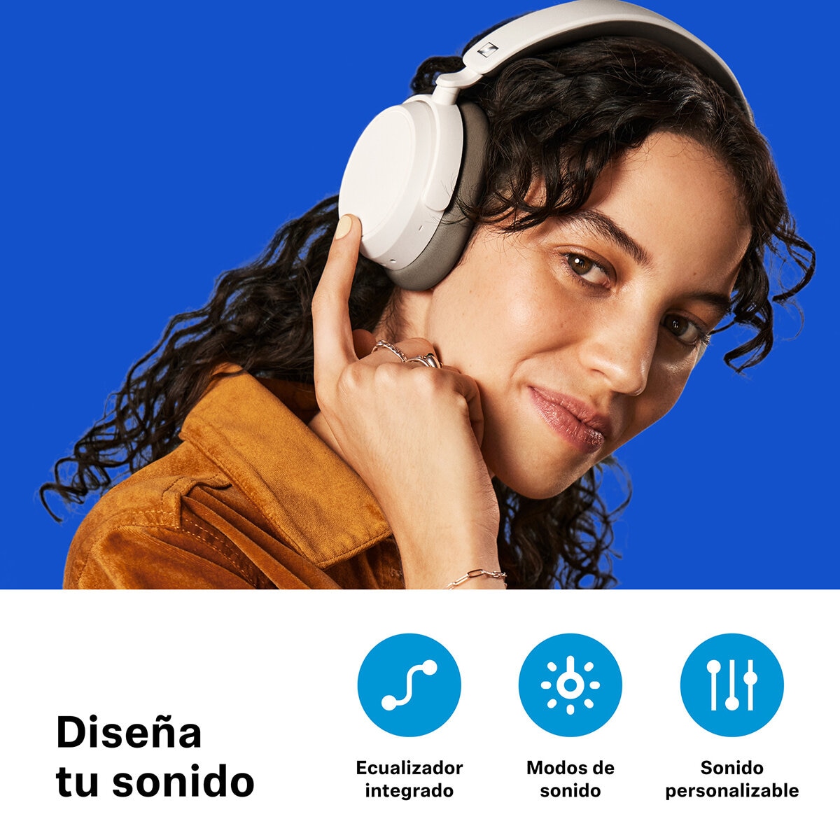 Sennheiser Accentum Plus Wireless Audífonos Bluetooth Blanco